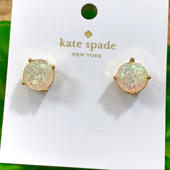 Kate Spade Glitter Opal Gumdrop Earrings - Picture 6 of 8